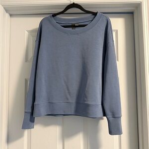 Sweaty Betty Light Blue Crewneck Top